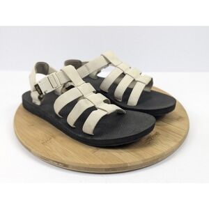 Teva Sandals Womans 10 White Black Dorado Strappy Outdoor Camp Canyon